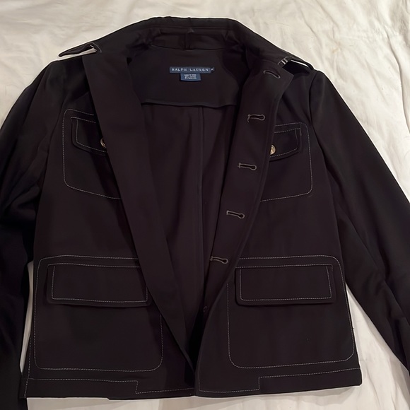 Women's Ralph Lauren Cotton Jacket / Navy / Size 4 - Picture 3 of 10